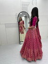 PC 560 Pure Shimmer Silk Lehenga Saree Wholesale Market In Surat